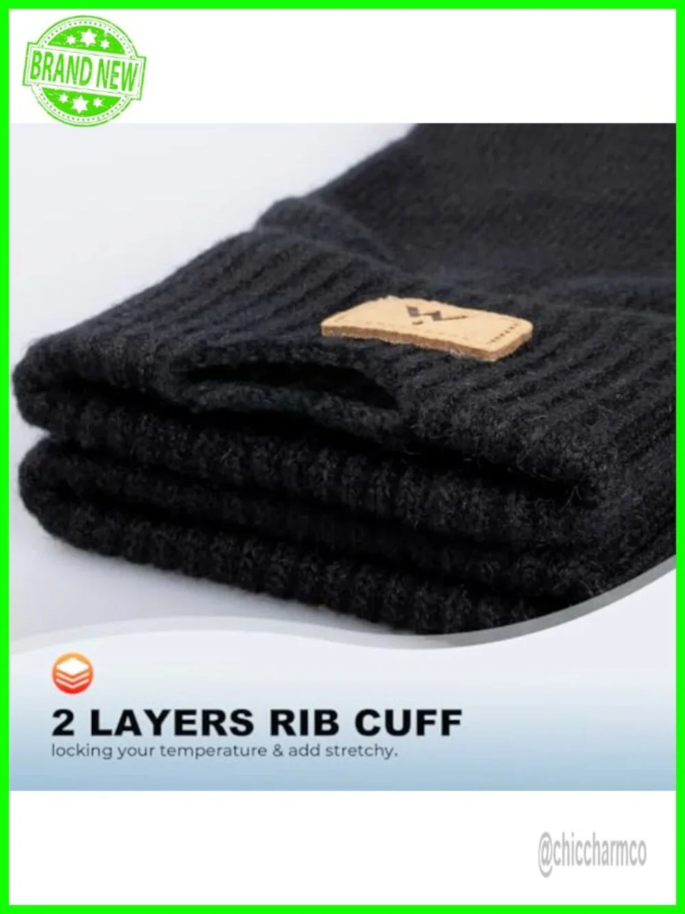 Winter Gloves with Touchscreen, Windproof, Thermal, Non-Slip